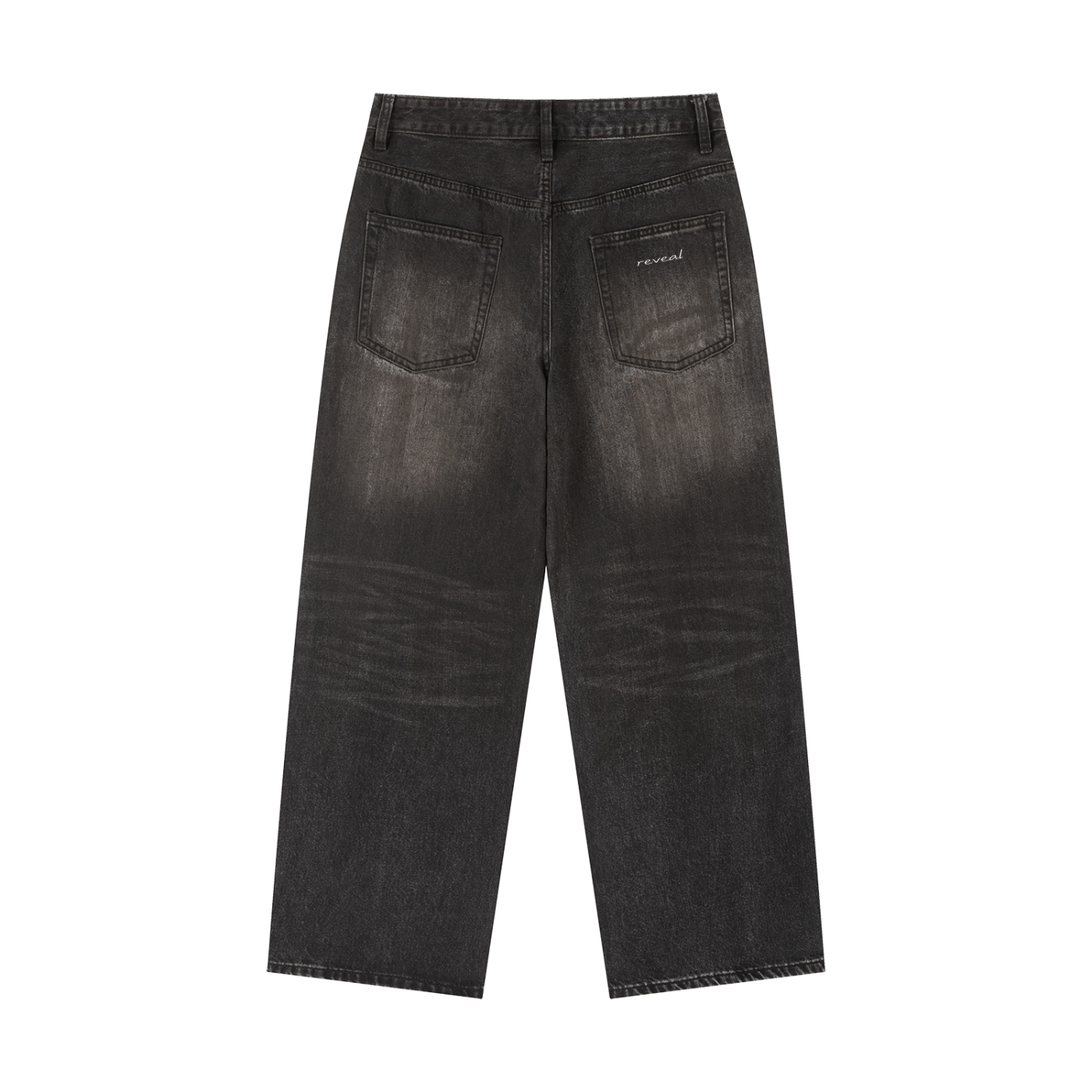 JEANS LOOSE FIT EFFETTO VINTAGE IN DENIM PESANTE