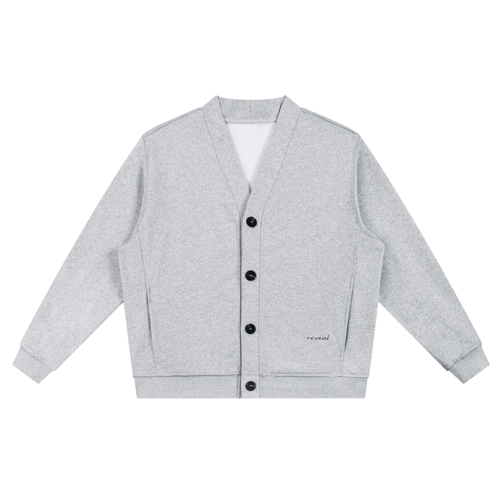CARDIGAN HEAVYWEIGHT CON SCOLLO A V