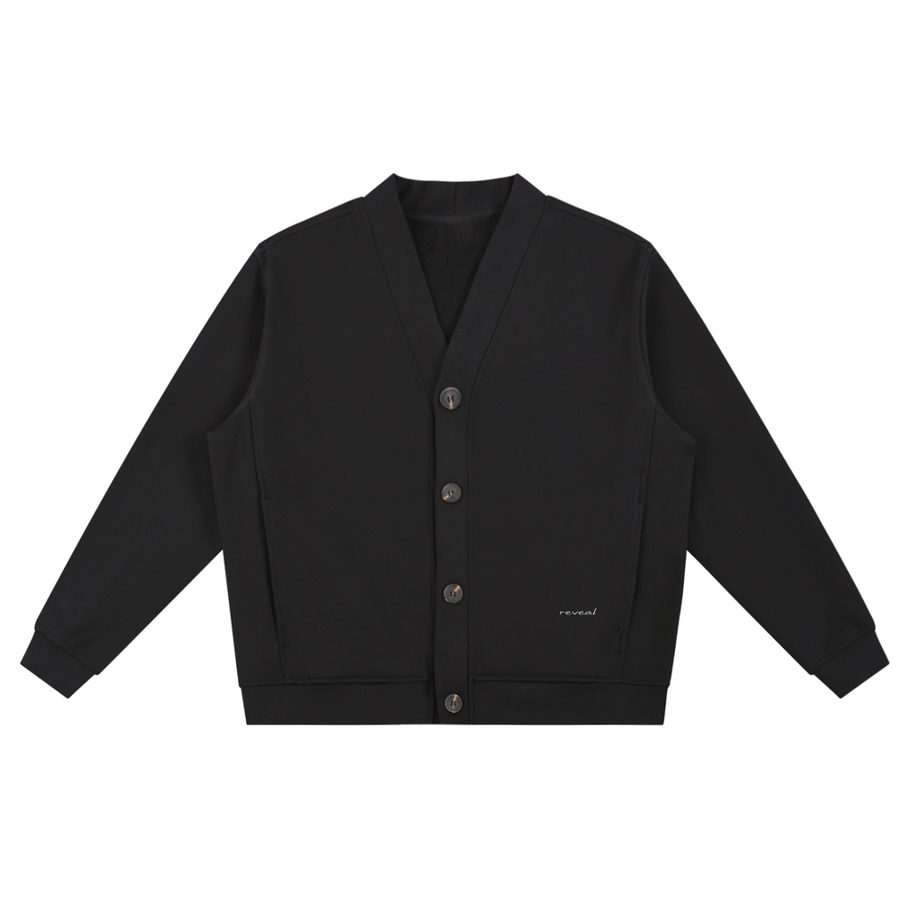 CARDIGAN HEAVYWEIGHT CON SCOLLO A V