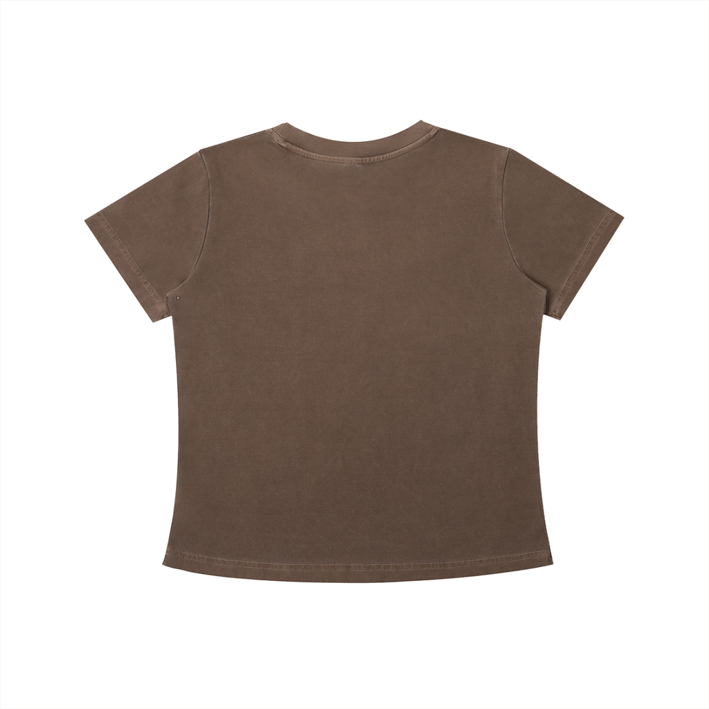 MAGLIETTA SLIM FIT EFFETTO VINTAGE IN COTONE STRETCH