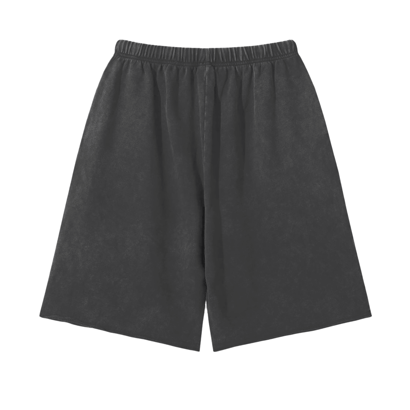 PANTALONCINI EFFETTO VINTAGE CON ORLO A TAGLIO VIVO