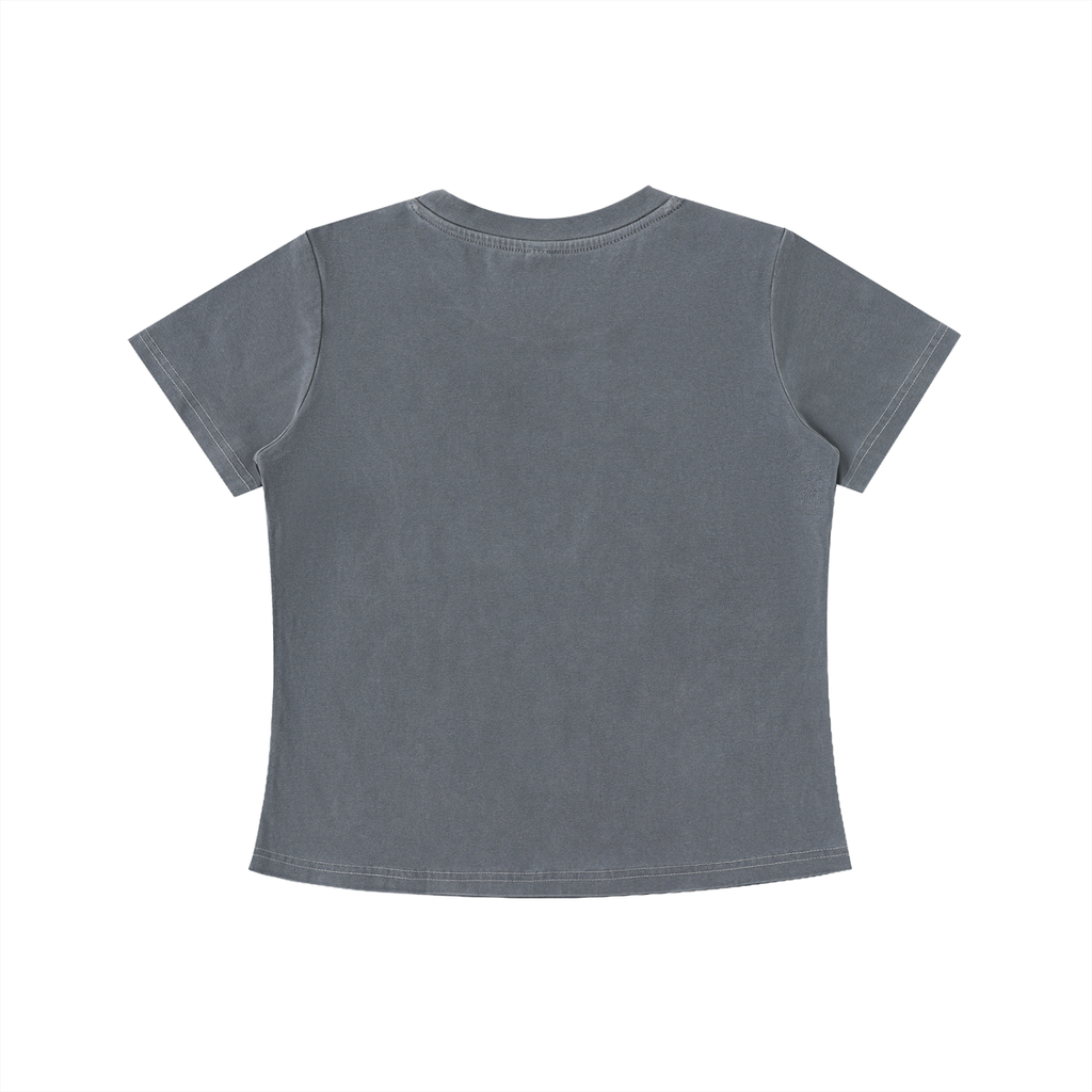 MAGLIETTA SLIM FIT EFFETTO VINTAGE IN COTONE STRETCH