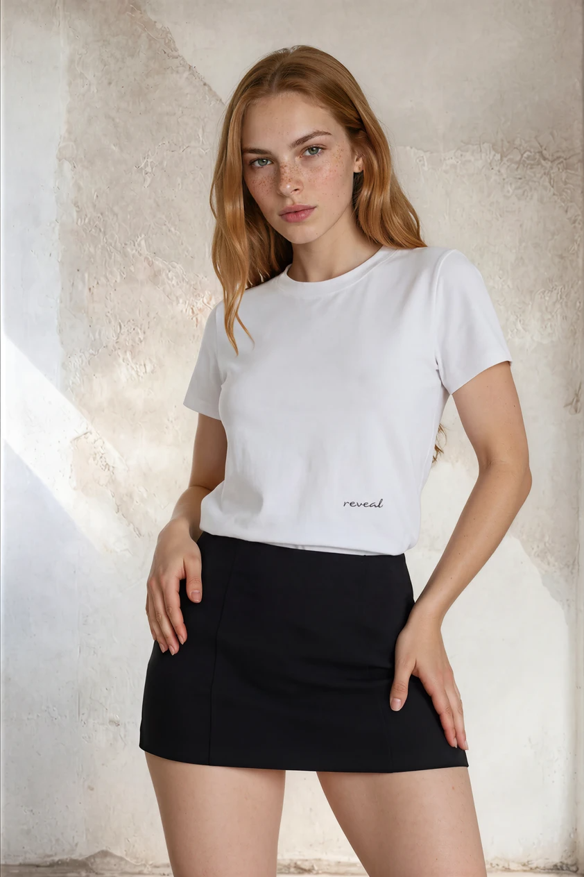 MAGLIETTA SLIM FIT EFFETTO VINTAGE IN COTONE STRETCH