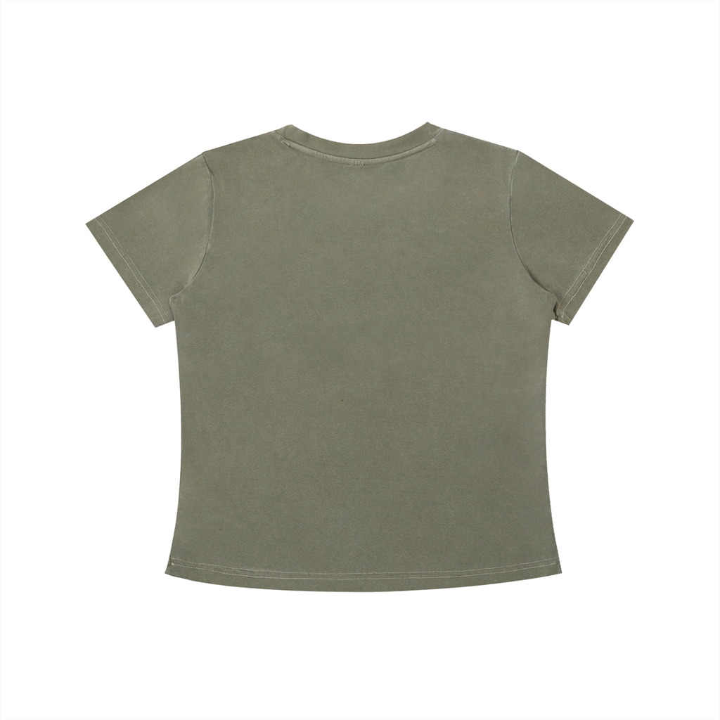 MAGLIETTA SLIM FIT EFFETTO VINTAGE IN COTONE STRETCH