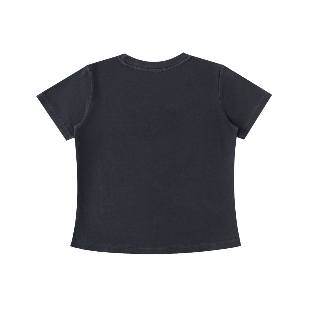MAGLIETTA SLIM FIT EFFETTO VINTAGE IN COTONE STRETCH