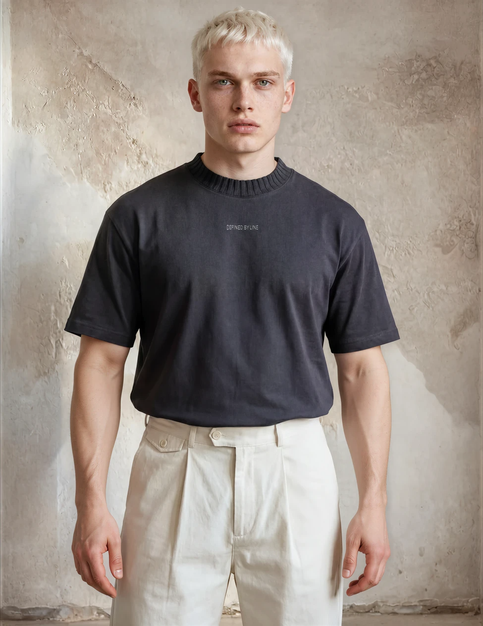 MAGLIETTA IN MAGLIA DI COTONE HEAVYWEIGHT