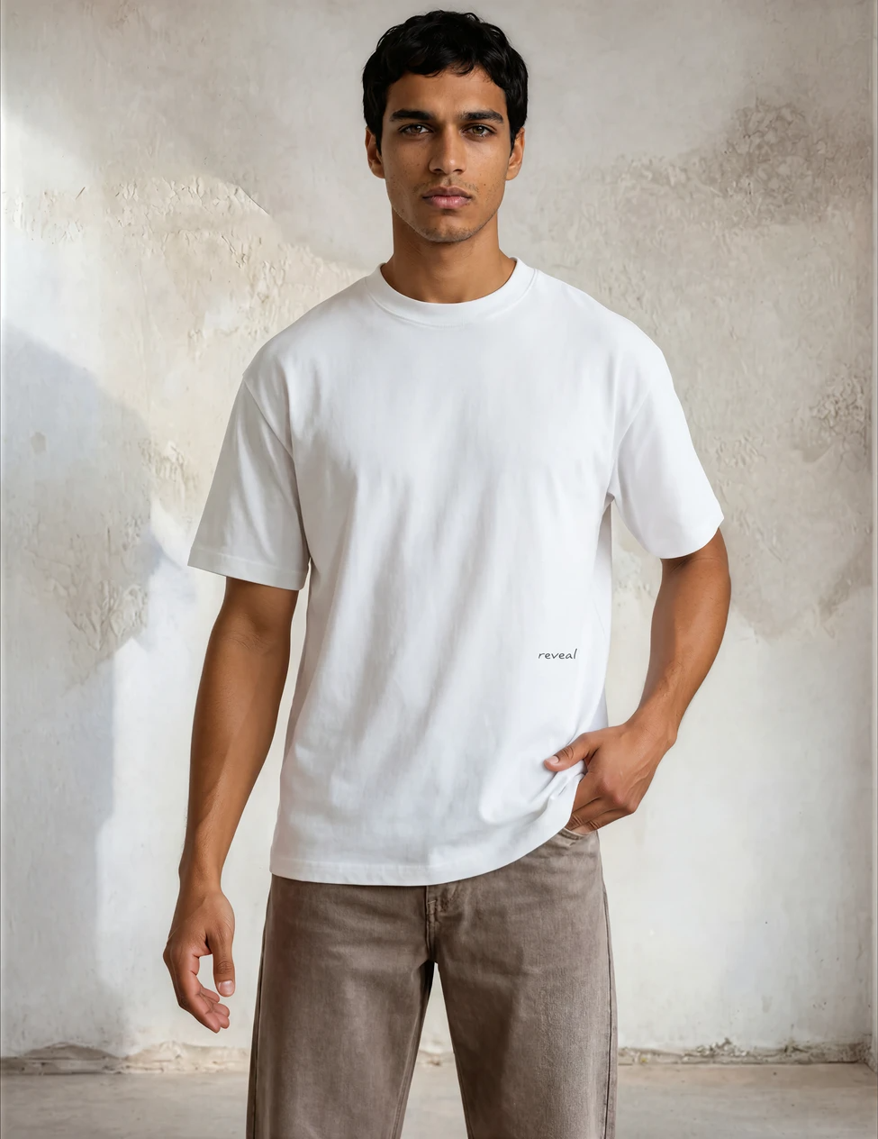 MAGLIETTA OVERSIZED IN COTONE PESANTE
