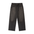 JEANS LOOSE FIT EFFETTO VINTAGE IN DENIM PESANTE