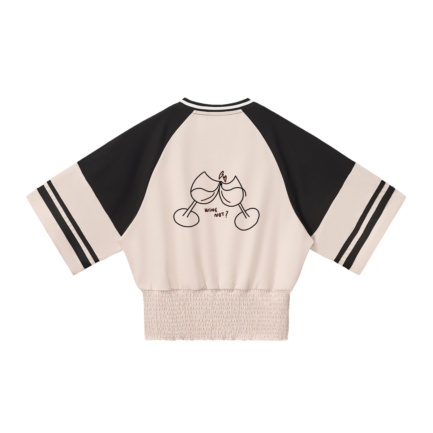 MAGLIETTA DRAPPEGGIATA CON SCOLLO A V