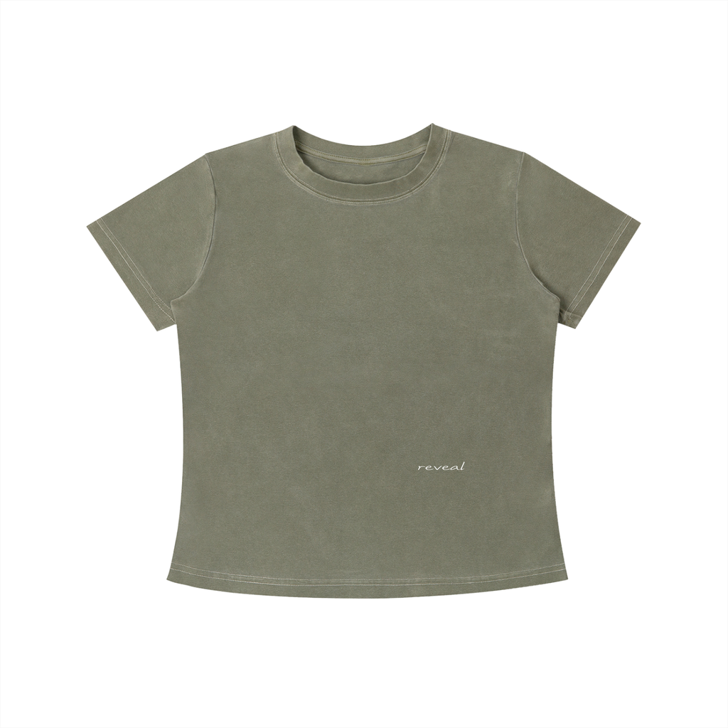 MAGLIETTA SLIM FIT EFFETTO VINTAGE IN COTONE STRETCH